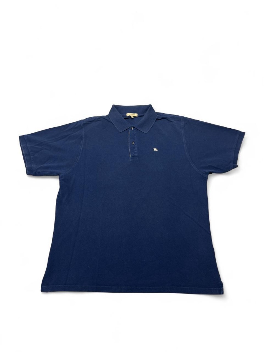 Burberry London pique classic short sleeve polo shirt navy blue XXL mens